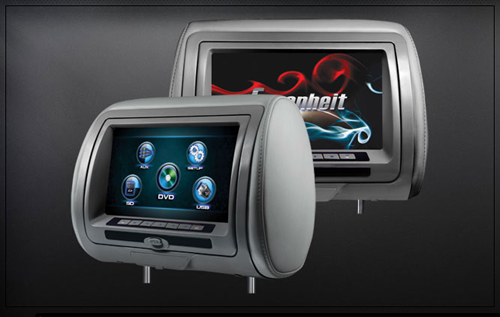 mobile video in headrest